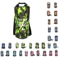 thumbnail image 3 of Sac de Natation Gonflable 2 L Sac Sec Multifonction Grande Capacité Antipoussière Lavable Pochette de Rangement Bouée Sports Nautiques Rose Rouge Camouflage 23x63 cm, 3 of 8