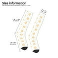 thumbnail image 5 of Fotbe Wheat print Women's Men's Novelty Crew Socks Cotton Socks Knee High Socks for Walking,Running,Nurses,Pregnancy, 5 of 9