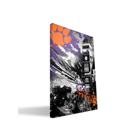 Clemson Spirit Canvas - 24 x 36 in.