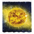 thumbnail image 3 of Ambesonne Galaxy Shower Curtain, Galaxy Space Panorama, 69"Wx75"L, Yellow Blue, 3 of 5