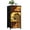 Color 2, variant on African Dresser for Bedroom with 4 Storage Drawers Lion Ornate Patterned Mane African Savanna Dressers Chest of Drawers Steel Framed Fabric Closet Organizers for Entryway Wood Top Tall Dresser