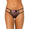 thumbnail image 4 of Adored by Adore Me Women’s Jamilla Mesh with Embroidery Brazilian Underwear, 2-Pack, Sizes S-XXXL, 4 of 5