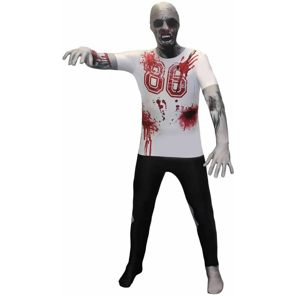 Football Zombie Morphsuit Child Halloween Dress Up / Role Play Costume
