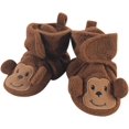 thumbnail image 1 of Botines de forro polar para bebé, unisex, con parte inferior antideslizante, color café, 1 of 1