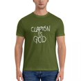 thumbnail image 1 of Camiseta de verano para hombre camisa de marca Clapton is God - White en Black Essential camisa con estampado animal tops para niños, 1 of 7