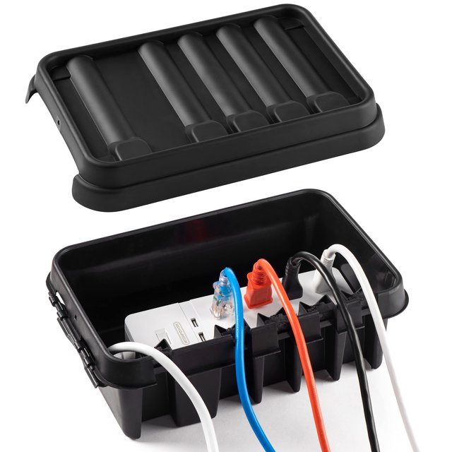 Caja de conexiones resistente a la intemperie SockitBox Medium Black