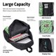 thumbnail image 4 of Easygdp Green Leaves Mochila para Niños y Niñas con Set de Caja de Almuerzo y Estuche para Lápices 3 en 1, Mochila Escolar Estampada para Adolescentes, 4 of 7