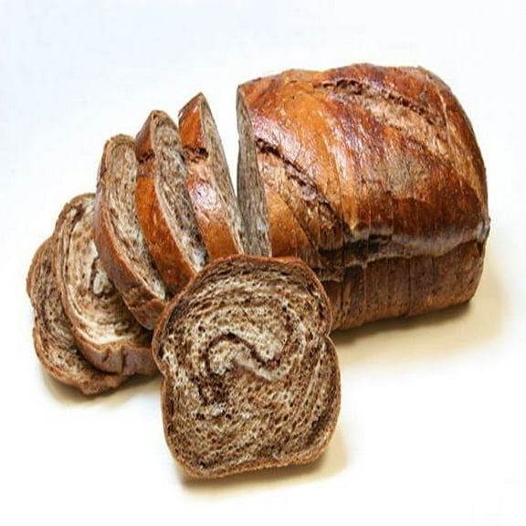 Rotellas Marble Thick Sliced Reuben Bread Loaves, 11 inch 6 per case.