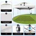 thumbnail image 4 of COBIZI 10x20 Pop Up Canopy Tent with 6 Removable Sidewalls, One-Push Setup, Waterproof UPF 50+, Air Vent, 3 Heights, Carry Bag, Sandbags, Stakes & Ropes for Parties, Commercial & Wedding, White, 4 of 9