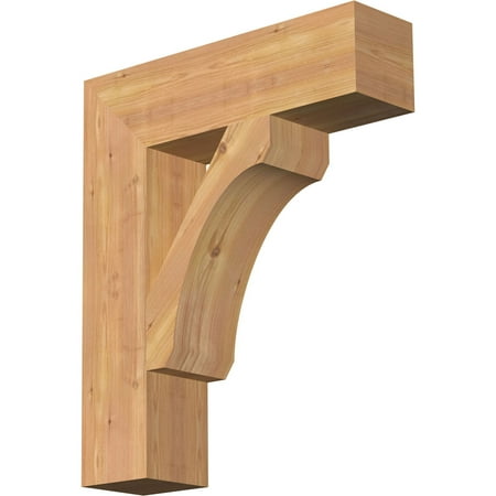 

Ekena Millwork 5 1/2 W x 22 D x 26 H Legacy Block Smooth Bracket Western Red Cedar