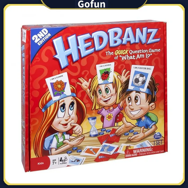 Juego de mesa Hedbanz Family Party con accesorios
