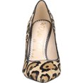 thumbnail image 4 of Sam Edelman Hazel New Nude Leopard Stiletto Heel Pointy Toe Slip On Leather Pump (New Nude Leopard, 9.5), 4 of 7