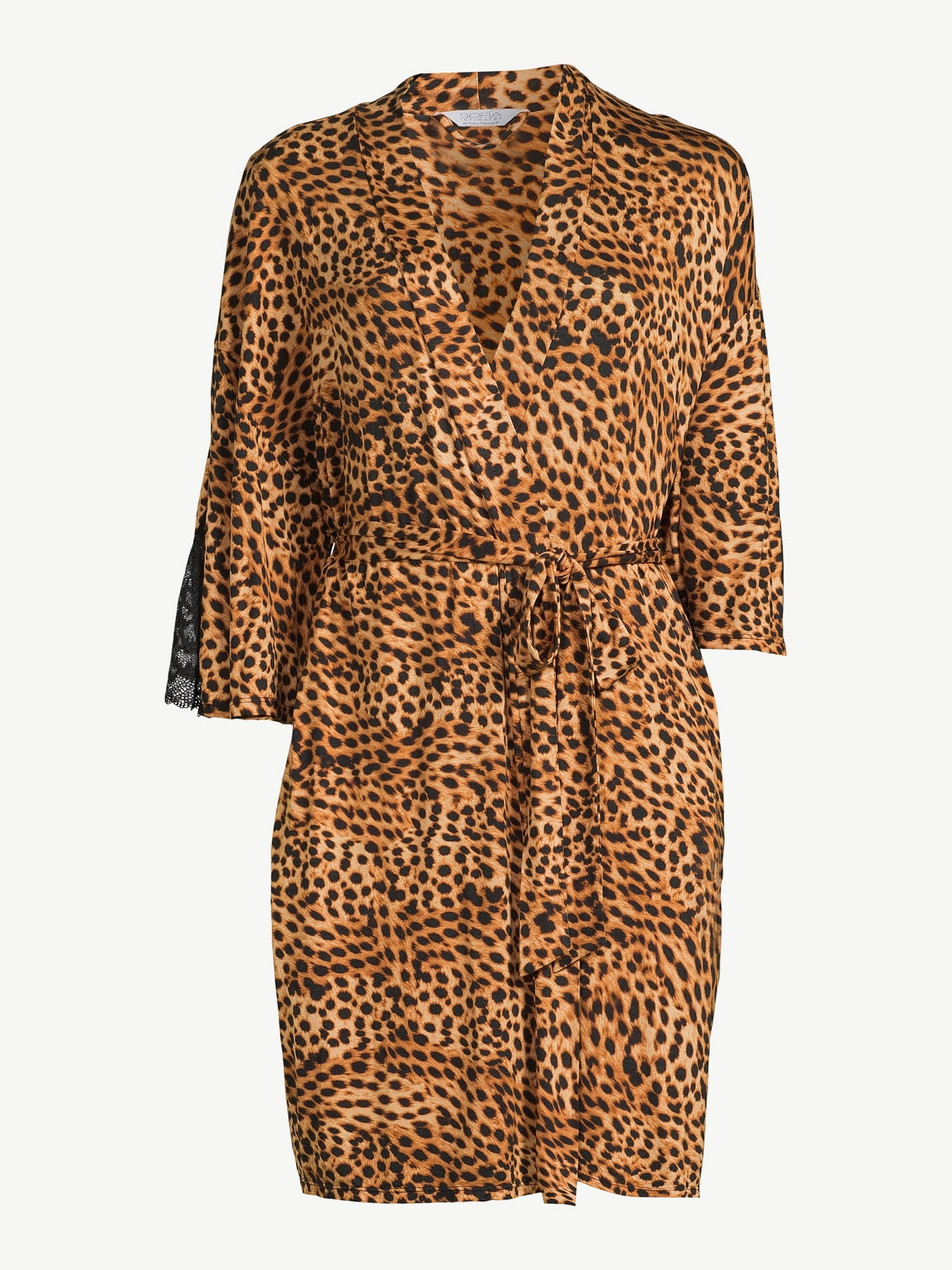 Sofia Vergara Women’s Lace Robe with pockets, Women’s