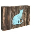 thumbnail image 1 of Designocracy 98112-12 Cat Block Art sur le Décor Mural de Bord, 1 of 1
