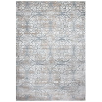 SAFAVIEH Martha Stewart Isabella Floral Area Rug, Silver/Ivory, 8' x 10'
