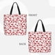 thumbnail image 2 of Balery Red Football Bolsa de Mano para Mujeres con Cremallera, Bolsa de Gimnasio con Compartimentos, Bolsa para Laptop, Bolsa para Trabajo, 2 of 7