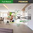 thumbnail image 2 of Barkan 13 inch to 90 inch Full Motion TV Wall Mount - Black, 2 of 13