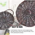 thumbnail image 4 of AFACUHX Wicker Woven Hanging Basket with Handle Handmade Rattan Planter Hanging Flower Storage Pot for Home Garden Patio Wedding Hanging Wall Basket Decorations, 4 of 10