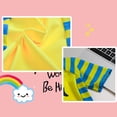 thumbnail image 4 of Pandaie Baby Swimsuit Boy Short Sleeve Rash Guard One Piece Surfing Bathing Suit Toddler Zipper Cute Print Swimwear with Hat 1-2 Years Yellow, 4 of 7