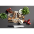 thumbnail image 4 of Cavalier Spaniel Fall Kitchen Pumpkins Glass Cutting Board Large 12 in x 15 in, 4 of 5