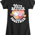 thumbnail image 3 of Peppa Pig - Were Better Together - Girls Toddler And Youth Fitted Short Sleeve Tee, 3 of 5