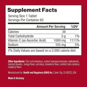 Swisse High Strength Vitamin C, Supports Respiratory & Immune Health, 60 Effervescent Tablets