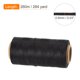thumbnail image 2 of Uxcell 284 Yards 0.8mm 150D Hilo Encerado de Poliéster para Costura de Cuero, Negro, 2 of 6