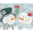 thumbnail image 2 of Kennedy, Lisa 31x26 White Modern Wood Framed Museum Art Print Titled - Under the Mistletoe, 2 of 4