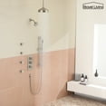 thumbnail image 2 of Boyel Living 8-In Ceiling Mounted Shower System Rainfall Shower Head with Sliding Bar Handheld Spray and 4 Body Sprays for Bathroom Multifunctional Shower Set(Brushed Nickel), 2 of 9