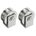 thumbnail image 1 of Unique Bargains 2pcs 2.7' H-Groove Wheel Sliding Gate Caster for Inverted 0.98' H-Track Silver, 1 of 5