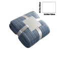 thumbnail image 3 of up to 65% Off WIZUTIZ Summertime Blankets Soft Fuzzy Warm Multifunctional Cover Blanket Napping Blanket Flannel Gift Blankets Bed Cozy Machine Washable Blue, 3 of 5