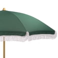 thumbnail image 6 of Safavieh Outdoor Valencia 6.5ft Crank Beach Umbrella, Hunter Green, 6 of 9