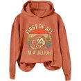 thumbnail image 1 of Pink Graphic Hoodie For Women 2024 Cute Preppy Sweatshirt Long Sleeve Drawstring Pullover Tops With Pockets, 1 of 5