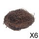 thumbnail image 1 of Jaula Nido para pájaros Soledad Tejido Natural 15cm 6 piezas, 1 of 9