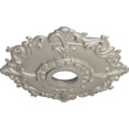 thumbnail image 3 of Ekena Millwork 18"OD x 3 1/2"ID x 1 1/2"P Riley Ceiling Medallion (Fits Canopies up to 4 5/8"), Hand-Painted Pearl White, 3 of 5