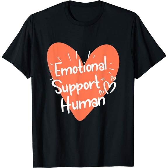 Emotional Support Human Service Dog Funny Animal Service T-Shirt