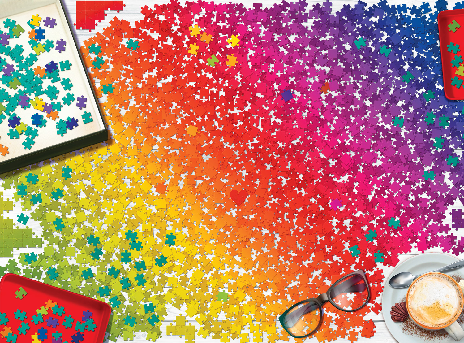 Buffalo Games Signature Collection Puzzle Rainbow 1000 Pieces
