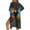 Butterfly Ink Splash - Black and Blue, variant on DISNIMO Palm Tree Print Women Kimono Swimsuit Cover Ups Summer Beach Casual Loose Coverups Open Front Long Bikini Cover up Cardigan Bathing Suit Coverup
