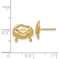 thumbnail image 7 of 14k Yellow Gold Solid Crab Post Earrings, 7 of 7