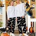 thumbnail image 3 of Couples Halloween Pjs Pants Women Men Halloweens Pajamas Unisex Funny Pajama Pants Bottom Lough Sleepwear for Halloween Costume Party,Medium, 3 of 7