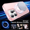 thumbnail image 3 of ChicShell Compatible with iPhone 16 Pro Max Case,Magnetic Wireless Charging Full Body Rugged Case with Built-in Touch Sensitive Anti-Scratch Screen Protector - Pink, 3 of 6