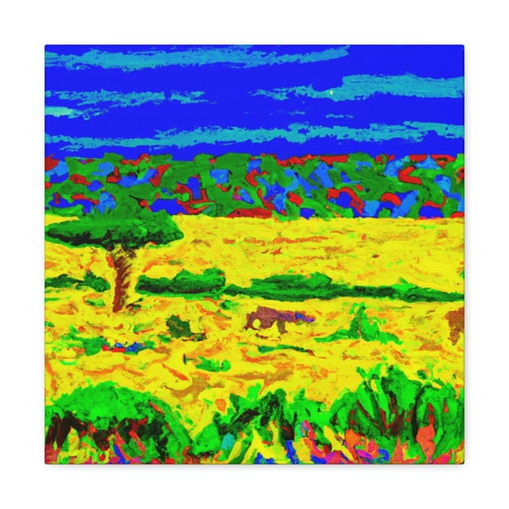 Savannah in Fauvism - Canvas