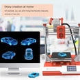 thumbnail image 6 of Open Box EasyThreed K6 3D Printer for Kids and Beginners, Desktop FDM 3D Printer with 2.4'' Touchscreen Control, 10m PLA Filament, Quick Assembly, Print Size 3.94x3.94x3.94in, 6 of 11