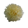 thumbnail image 1 of Pañuelo de Papel Zulema Pom-pom decoración Floral 8 pulgadas amarillo claro, 1 of 5