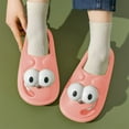 thumbnail image 6 of ibiyuan Mens Slippers Womens Funny Big Eye Platform Slippers Closed Toe Casual Slides Sandals For Indoor Outdoor Daily Wear, 6 of 8