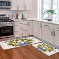 thumbnail image 2 of Lemon  Kitchen Rug Set, Durable Flannel Mat, Machine Washable for Kitchen Porch Entryway Bedroom Dining Bathroom Laundry Doorway Home Decor, 2 of 10