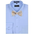 thumbnail image 2 of Mens Silk Pattern Dot Paisley Designer Self Tie Bow Tie, 2 of 3