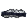thumbnail image 3 of Unique Bargains 1 Pc Headband Rose Lace Hairband for Women Navy Blue, 3 of 5