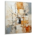 thumbnail image 2 of Designart "Beige Grey Geometric composition I" Abstract Collages Metal Wall Decor, 2 of 5