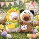 thumbnail image 1 of Peluche de Capibara 26.5 cm (10.4 in), Muñeco Suave con Atuendo de Pascua y Primavera, Regalo para Canasta de Pascua, Decoración y Colección, 1 of 9